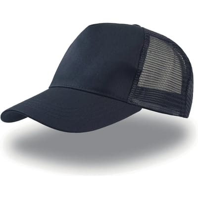 Atlantis Headwear Rapper Cotton Cap AT511 - Navy/Navy - One size