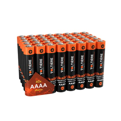 Voltière 40-Pack Alkaline AAAA Batterijen 1.5V - LR61 AAAA