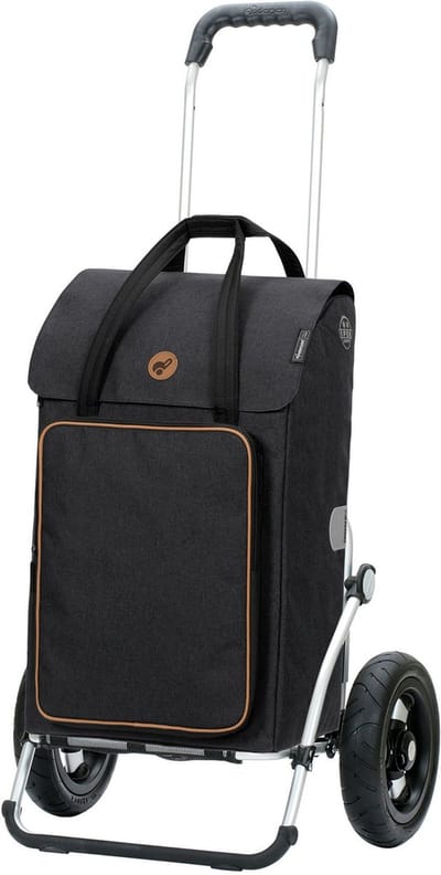 Andersen SHOPPER MANUFAKTUR Boodschappentrolley Thermische zak Royal Shopper Ipek Bo 45L Black Zwart 107cm
