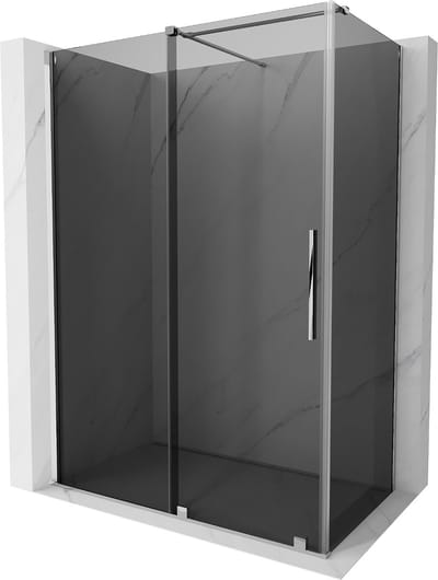 Mexen Velar schuifdouchecabine 130 x 70 , grafiet, chroom - 871-130-070-41-01