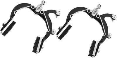 Fietsrem Klauwen - Voorrem Set - Stadsverkeer Fietsen - Eenvoudige Montage - 13.5 cm Lengte - Zwart