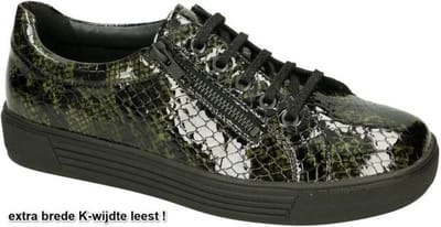 Solidus -Dames - groen donker - sneakers - maat 38.5