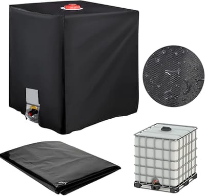 Famanu - IBC tankafdekking 1000L Oxford-stof waterdicht beschermhoes