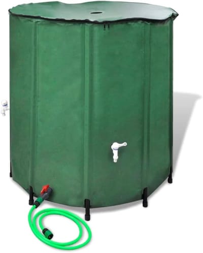 TIM® Waterton - Regenton - Watertank - Opvouwbare Regentank - 750 L - Groen - 100cm x 100cm x 100cm