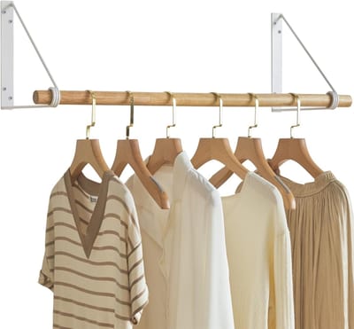 DailySupplies® Kledingstangen voor aan de Muur - Kledingrek - Kledingroede