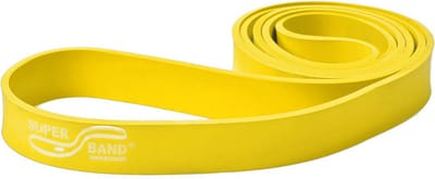 Powerband - Body-Band - Medium - Geel - 1 meter - Fitness elastiek