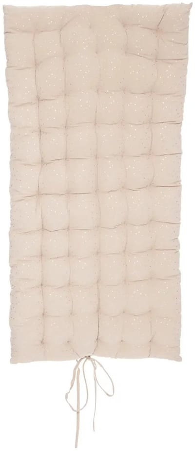 Atmosphera Vloerkussen Matras - beige - polyester/katoen - 120 x 60 x 5 cm - Extra lang - spelen - gamen - relaxen - oefeningen