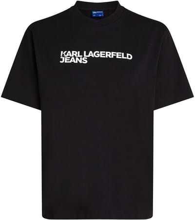 Karl Lagerfeld Jeans A1w17005 T-shirt Met Korte Mouwen Zwart XS Vrouw