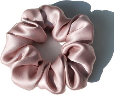 Premium Zijde Scrunchie - Silk Haarelastiek - Paars