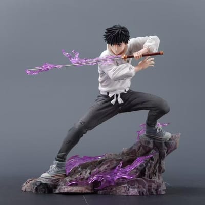 Jiu-jitsu Kaisen 0: De Film Model YUTA OKKOTSU gevecht Anime PVC Actie Figuur Speelgoed Standbeeld Set Figuur Pop Cadeau Voor Fans W145829WW- gray