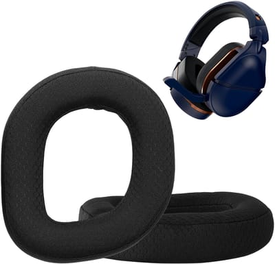 kwmobile 2x oorkussens geschikt voor TurtleBeach Stealth 700 Gen 3 koptelefoon in zwart - Voor over-ear hoofdtelefoon
