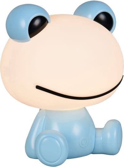 REALITY HOPPER - Tafellamp - Baby of Kinderkamer - Blauw - incl. 1x SMD 0,3 W - AAN/UIT touch - RGB-kleurenwisselaar - USB-aansluiting