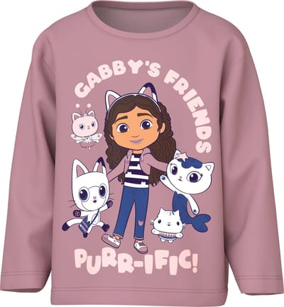 NAME IT - TMFPLUE GABBY LS TOP NOOS SKY - Meisjes - Lange mouwen shirts