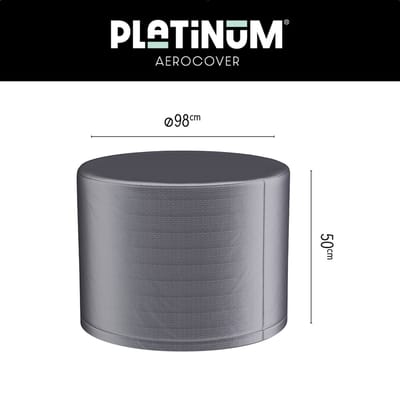 Platinum AeroCover - Loungetafelhoes - Ø98xH50cm - Ademend - Waterproof - Hoge kleurechtheid