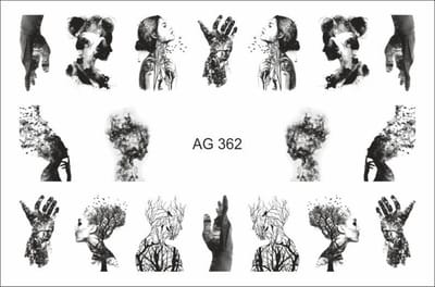 Korneliya Airbrush Waterdecal AG 362