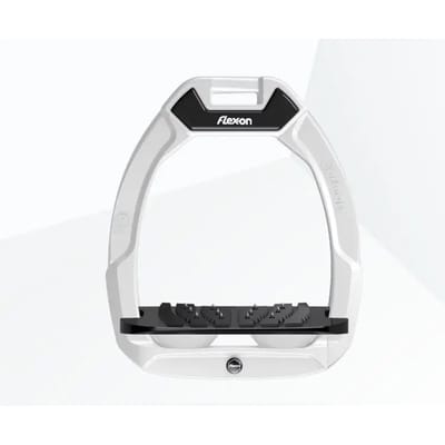 Veiligheid stijgbeugels Rij Inclined Ultra Grip Wit/Zwart/Wit Flex-On Safe-On