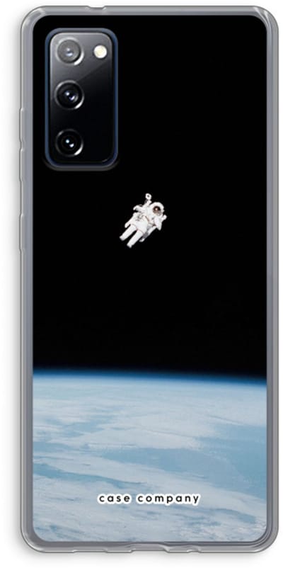 Case Company® - Hoesje geschikt voor Samsung Galaxy S20 FE / S20 FE 5G hoesje - Alone in Space - Soft Cover Telefoonhoesje - Bescherming aan alle Kanten en Schermrand