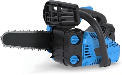 DnA® Kettingzaag Benzine - Kettingzaag Accu - Boomzaag - Kettingzaag Electrisch - Zwart/Blauw - 55cm x 25cm x 23cm
