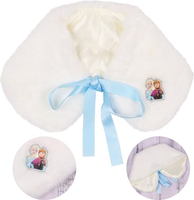DISNEY IJsberg harige bolero, vermomming, kinderkostuum, kraag