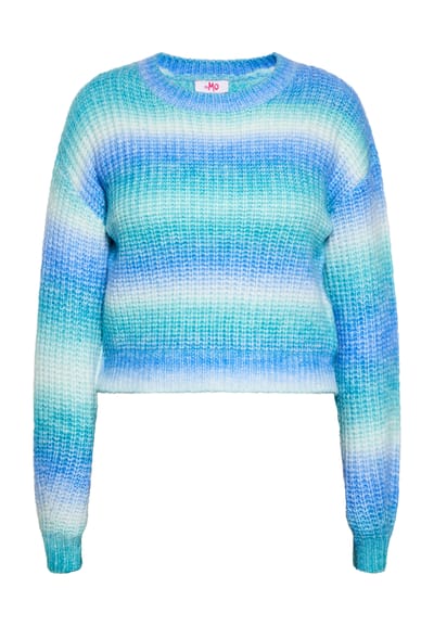 Mymo Gebreide trui Dames Blauw Veelkleurig