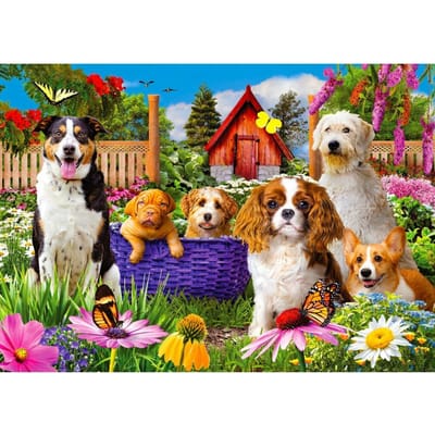 Enjoy Puzzle puzzel Puppy Patch - 1000 stukjes legpuzzel honden.