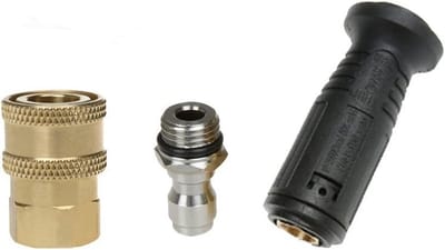 Hogedrukreiniger Accessoires Set Snelkoppeling 1/4 Inch en M14 Schroefdraad