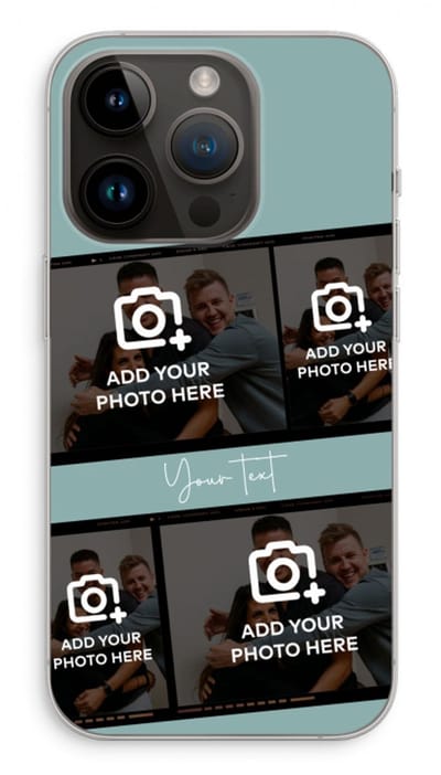 Gepersonaliseerd - Case Company® - Hoesje geschikt voor iPhone 14 Pro hoesje - Filmrol N°2 - Soft Cover Telefoonhoesje - Bescherming aan alle Kanten en Schermrand