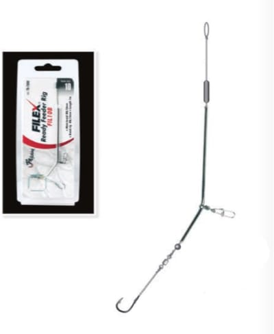 Filex Ready Feeder Rig B - Haakmaat #10 - 1m - Braid - Complete Feeder Vissen Montage - Kant-en-klare Witvis onderlijn - Witvissen