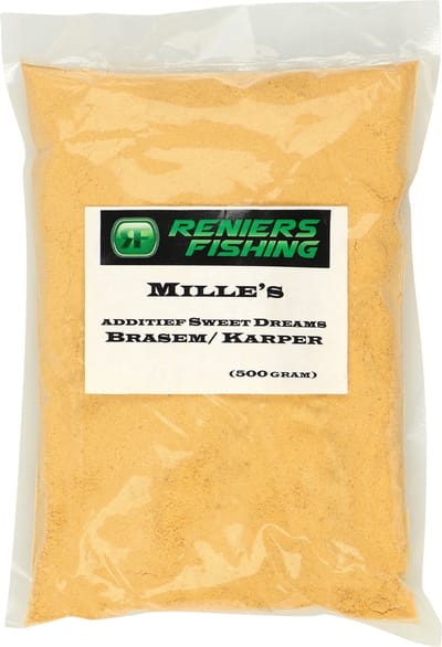 Reniers Fishing Mille’s Additieven 500g – Krachtige Lokstoffen voor Voer en Maden - Smaak : Sweet Dreams