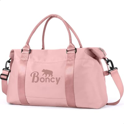 Boncy® Weekendtas Handbagage - Geschikt als Sporttas / Reistas - Dames en Heren - Duffel bag Reistassen Sportassen - Travel Sport Tas geschikt voor 40x30x20 Handbagage - Weekend of Sporttassen - Duffelbag Travelbag