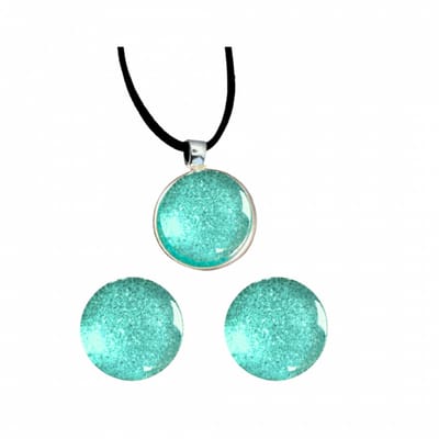 2-Delig set Veerle- Clip oorbellen- 2.5 cm- Ketting - Charme Bijoux