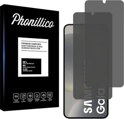 Screenprotector privacy voor Samsung Galaxy S24 - 2 stuks Beschermglas Privacy Glas van glazen schermbeschermfolie