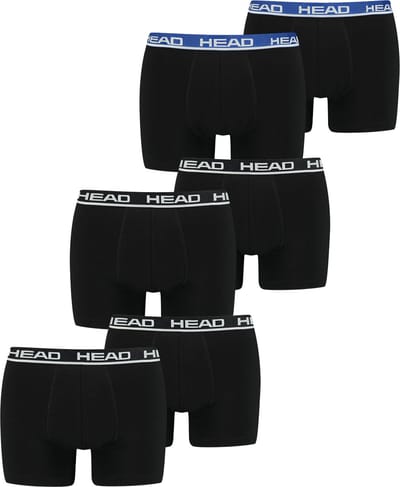 HEAD Heren Boxershorts HEAD BASIC BOXER 6er Pack Veelkleurig S