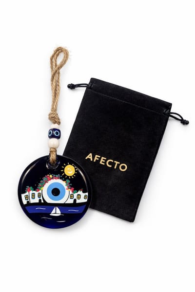 D: Afecto boze oog - formaat 8 cm - Amulet - Talisman - Hanger - Sieraad - Bescherming - Geluk - Boze oog - evil eye