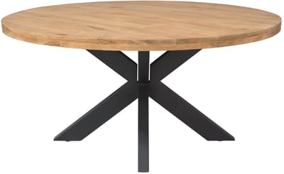 Starfurn - Eettafel Ron - Bruin - 150x150x76 cm