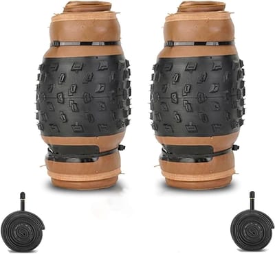 Fietsbanden met Binnenbanden - Set van Twee - All-terrain Fietsen - Lekbestendig 60 TPI - 20x4.0/26x4.0 Inch - Zwart
