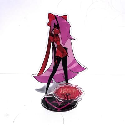 15CM Hazbin Hotel Helluva Boss Figuur Stand Acryl Figuren Vaggie Bureau Staand Bord Figuur Decoratie Set Cadeaus 15cm