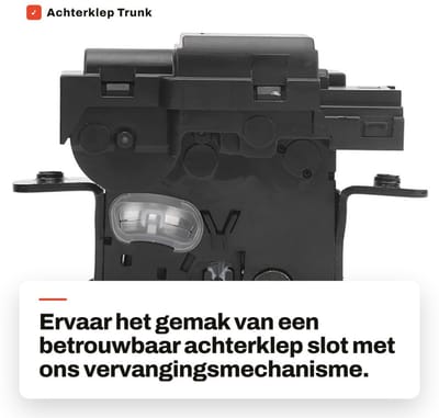 Dailygoods- Achterklep Vervangingsmechanisme - Geschikt voor Nissan Micra/Qashqai/Tiida - Hoogwaardige kwaliteit - Eenvoudige installatie - Duurzaam ontwerp - Slot