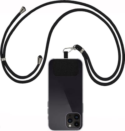 Telefoon Koord Universeel Telefoonkoord Verstelbaar - Telefoonkoorden Universeel Verstelbaar - Zwart