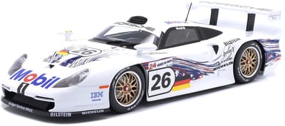 1:18 gegoten model Porsche 911 3.2L GT1 Evo Team Porsche #26 24H LeMans 1997 Werk83