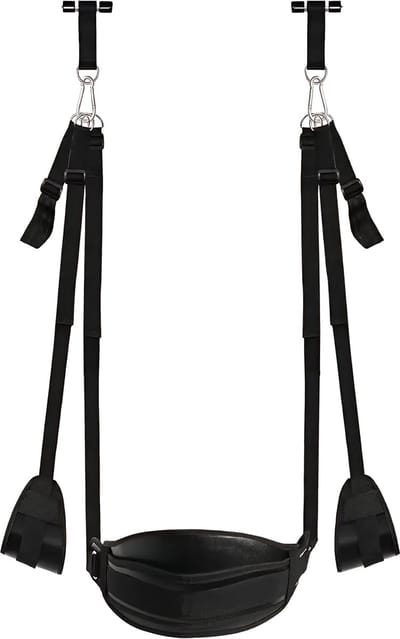 JustFun Seks Schommel - BDSM Sex Toys - Seksspeeltjes voor Koppels - Swing - Erotiek - Zwart