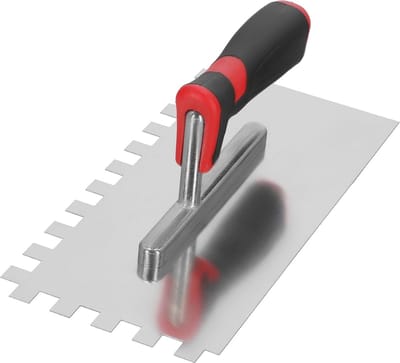 Roestvrijstalen Troffel voor Tegels met Gladstrijkfunctie - Onmisbaar voor Tegelwerkzaamheden - 270 x 130 mm