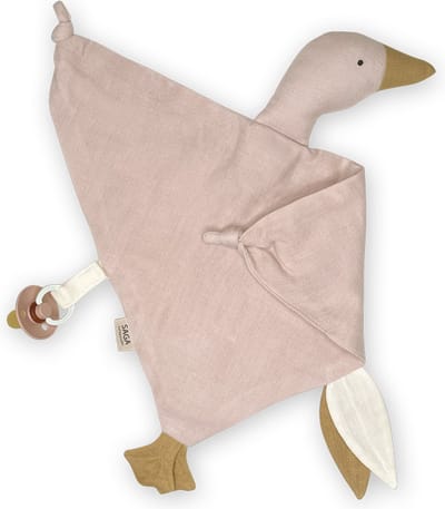 Saga Copenhagen - Knuffeldoekje Bliki - Fopspeendoekje - Misty Rose - 44x46cm - Organisch Katoen