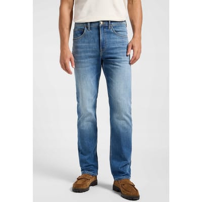 Lee Brooklyn Straight Highland Jeans Maat: W38L30 | Straight Jeans Outlet | Heren | Blauw