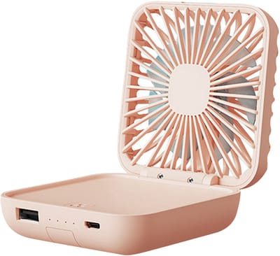 Draagbare mini-handventilator – oplaadbaar via USB, geschikt voor thuis, kantoor, buiten en op reis