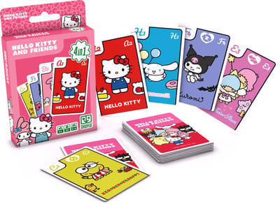 Shuffle® Hello Kitty 4-in-1 Kaartspellen (Kwartet, memo, snap, actiespel) - 5th panel