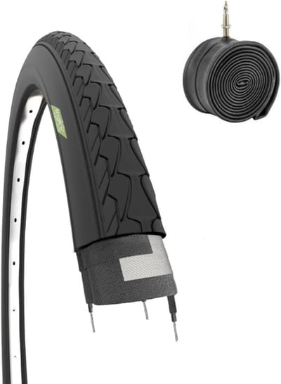 Gravel Banden - Trekking Banden - Fietsen Buiten - Inclusief Binnenband - 700 x 35C - Zwart