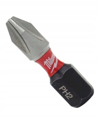 Milwaukee Shockwave PH2 Bit 25mm Impact Duty - 1 Stuk