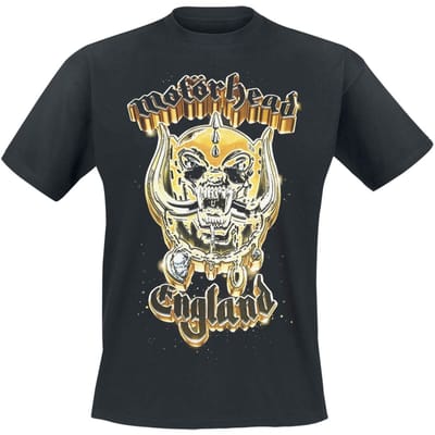 Motörhead T-shirt - 50th Gold Warpig - S tot 3XL - voor Mannen - zwart