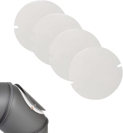Heaterpijp afdichting voor het reinigen van rookkanalen, hittebestendige platte seal voor buizen Ø 120-150 mm
